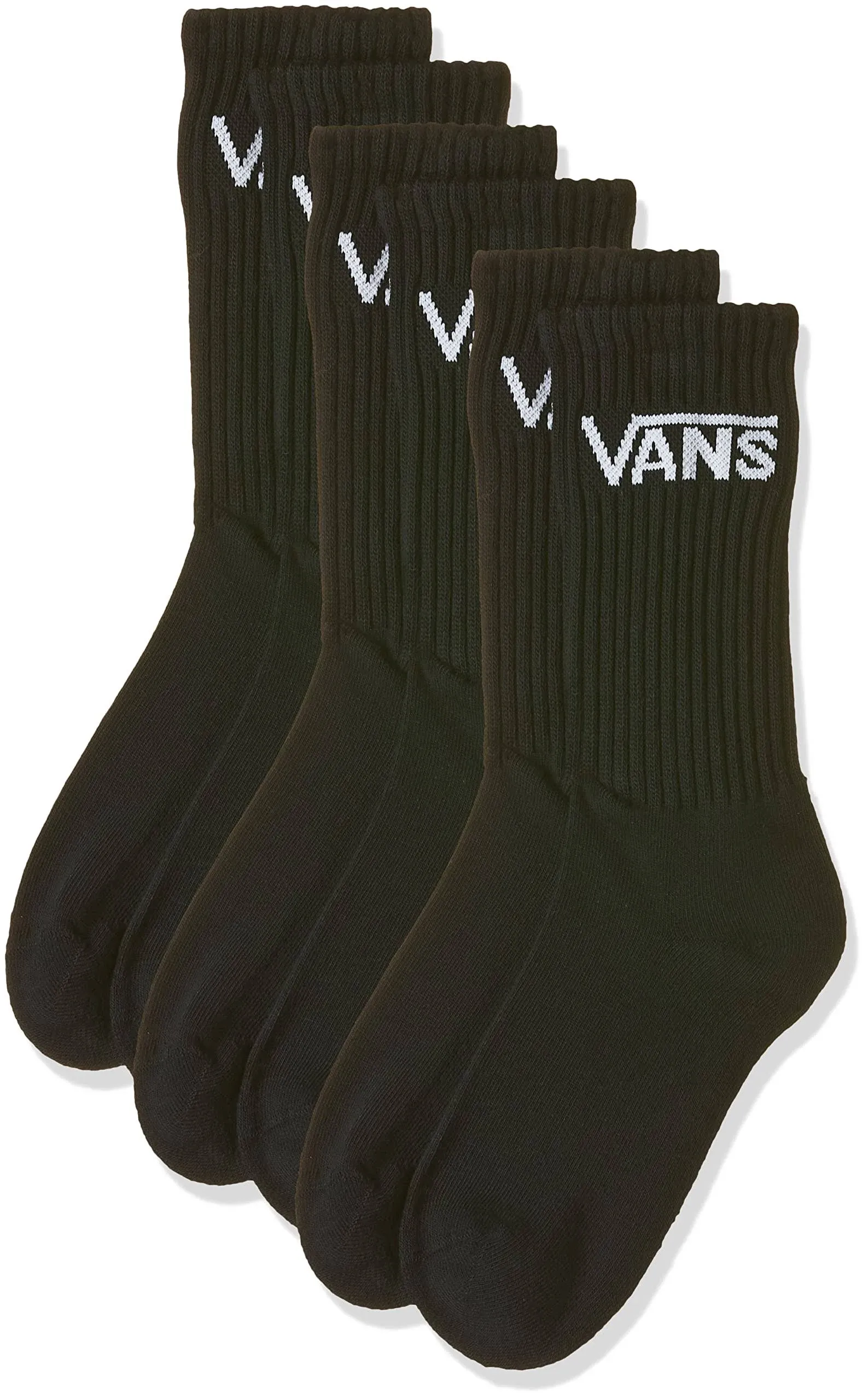 Vans Classic 3-Pack Crew Socks Black