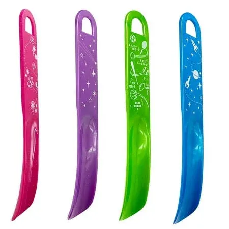 Jasmine Seven - Shoe Horns for Kids - Pack of 4 Multi