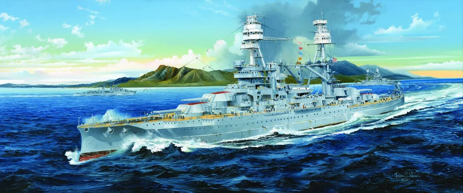 Trumpeter 03701 1/200 USS Arizona BB-39 1941 Ship