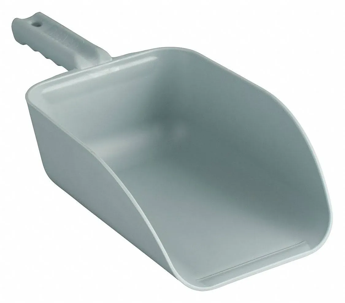 Large Hand Scoop, Capacity 82 oz., Gray