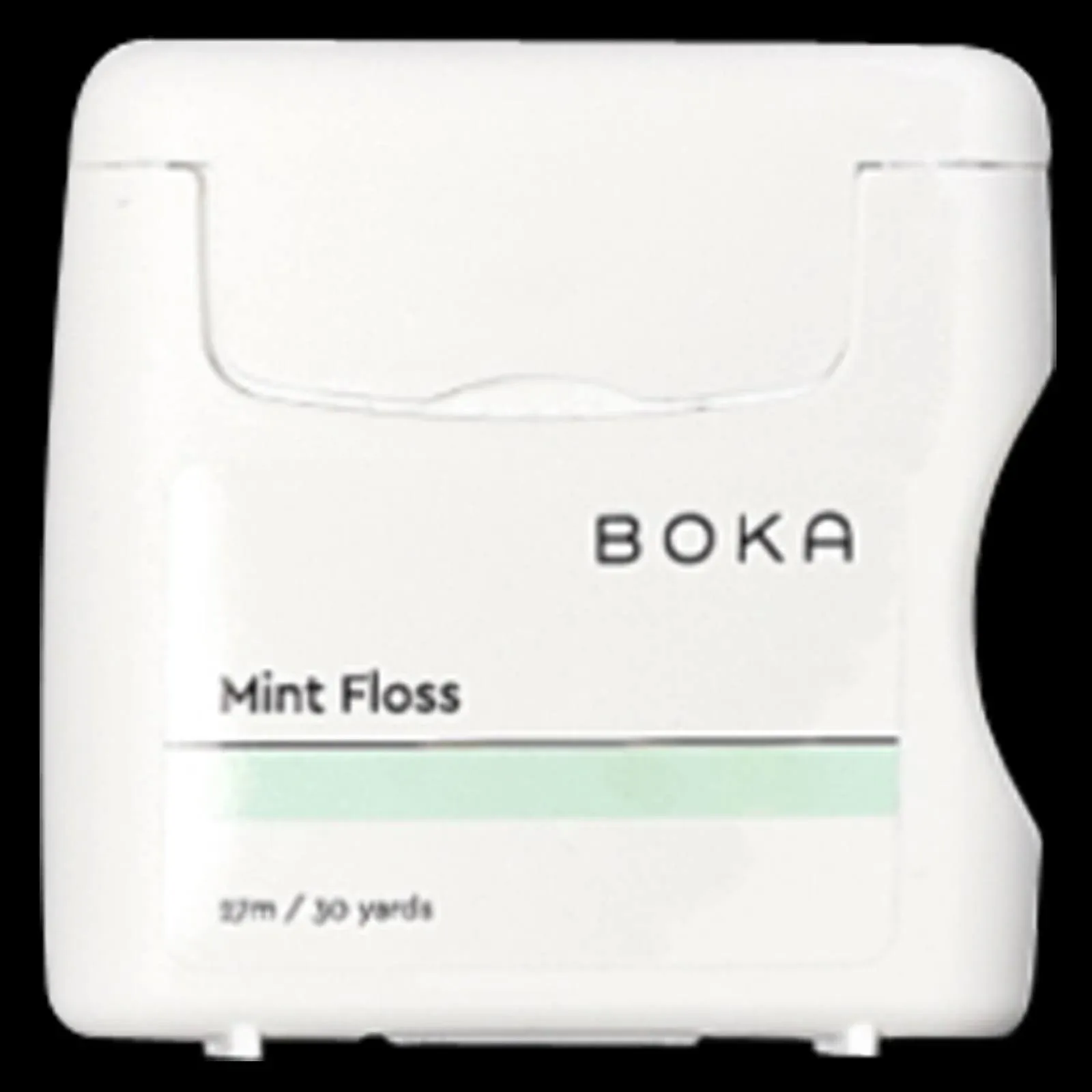 Boka Ela Mint Woven Dental Floss, Made from Natural Vegetable Wax, Teflon-Free, 30 Yards of Waxed Floss (Pack of 1)