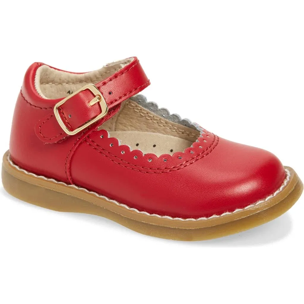 FOOTMATES Baby-Girl's Allie (Infant/Toddler/Little Kid) Mary Jane Flat