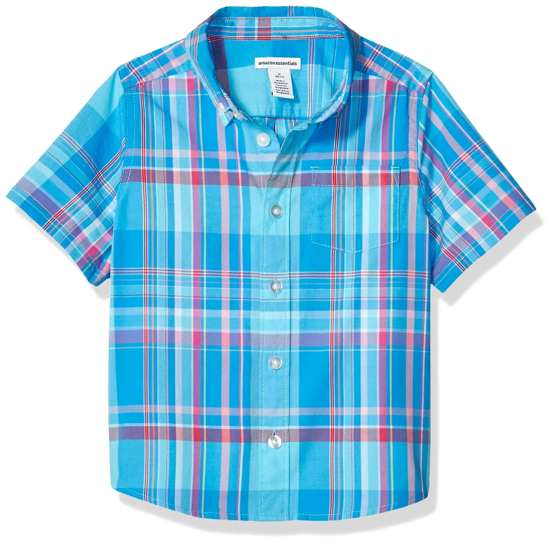 New in package boys short sleeve button down