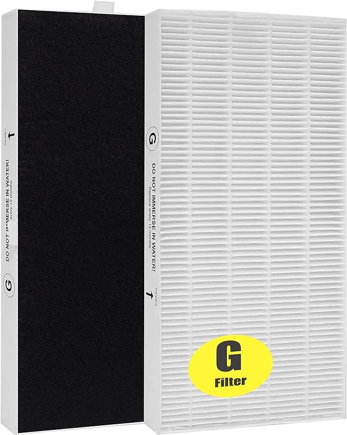 Lhari HRF-G1 True HEPA Replacement Filter G, Compatible with Honeywell HPA020 HPA020B & Hap030 Hpa030b Air Purifiers, Part #Hrf-g1/hrf-g2, Microscopi