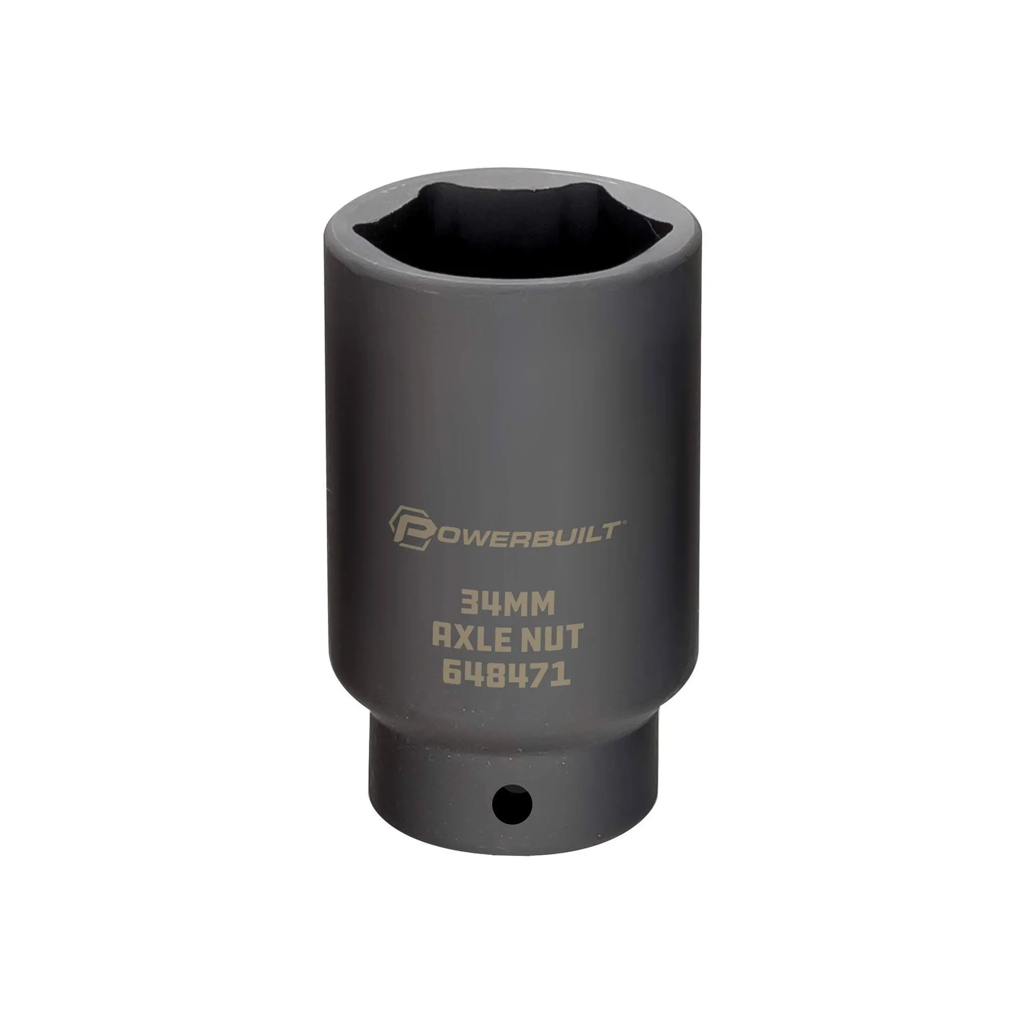 Powerbuilt 1/2-in Drive Metric 34Mm Deep Socket (1-Piece) Lowes.com