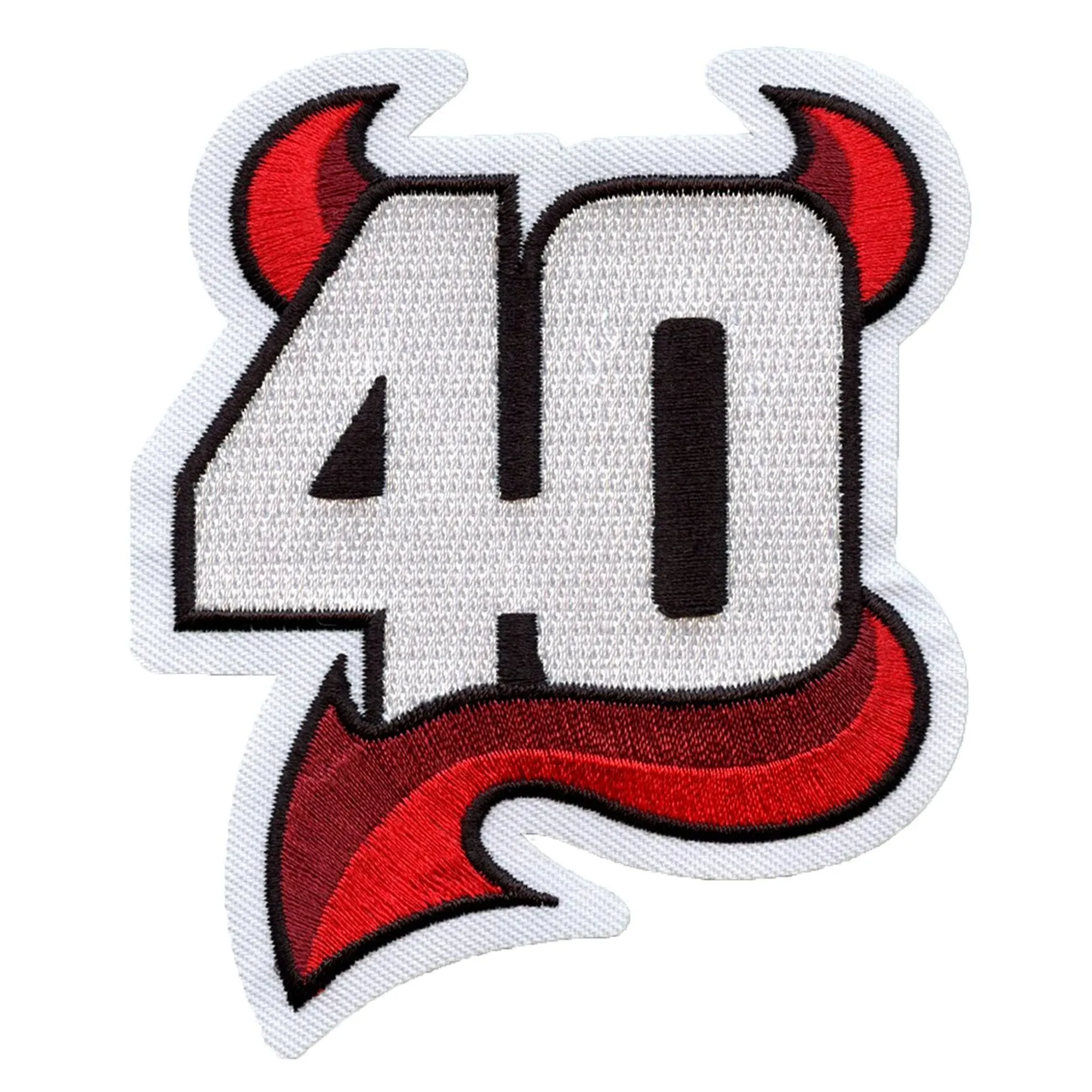 New Jersey Devils 40th Anniversary Jersey Patch