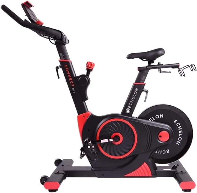 Echelon Smart Connect Fitness Bike + 30-Day Free Membership, Cushioned Seat, Bluetooth, Solid Design, Cycling, Instructors, Classes, 32 Levels