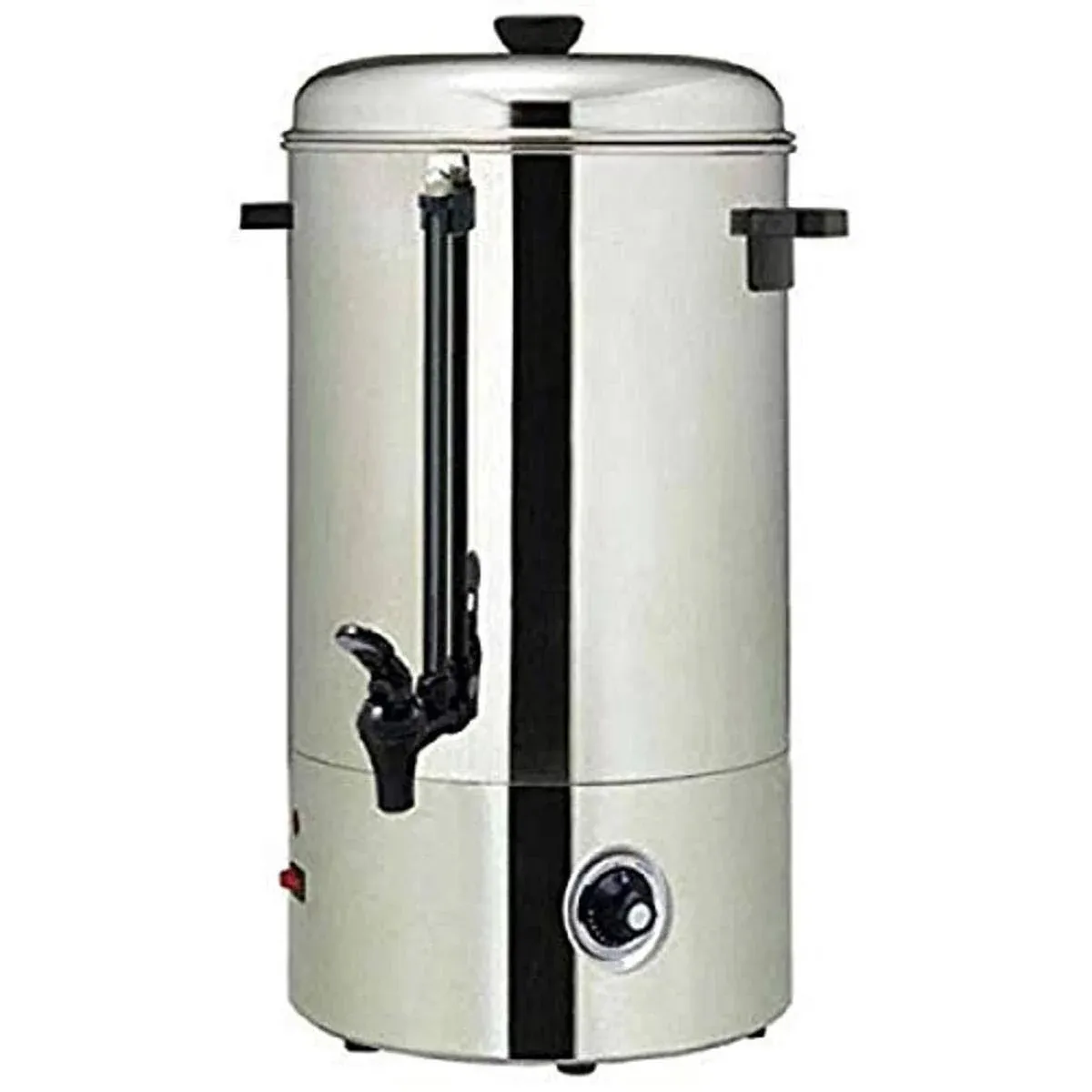 Water Boiler, electric, 40 cup capacity, bottom mounted controls, double handled, stainless steel construction, 120V/60/1-ph, 11.25 amps, 1350W, 3 cord, NEMA 5-15P, ETL-Sanitation, cETLus