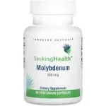 Seeking Health Molybdenum 500, Molybdenum Glycinate Chelate Supplement to Support Healthy Detoxification, Supports Metabolism and Iron Utilization, Vegetarian (90 capsules)