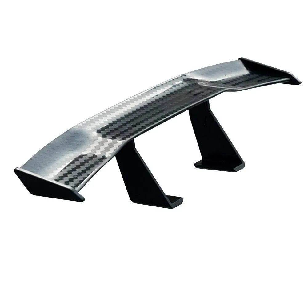 Universal Car Mini Spoiler Wing Small Model Carbon Fiber Auto Car Tail Decoration Spoiler Wing