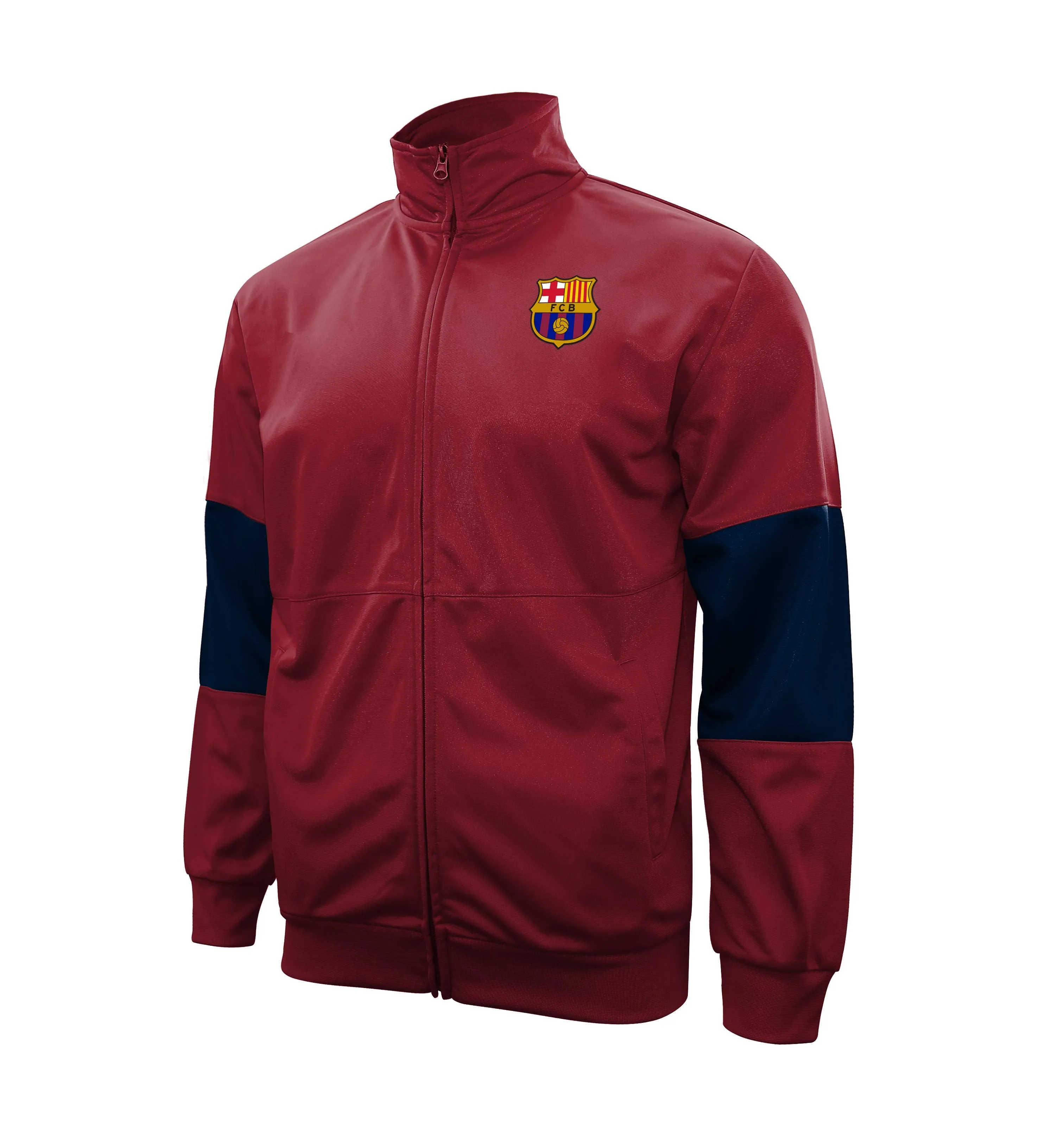 Icon Sports FC Barcelona Adult Full-Zip Touchline Track Jacket - L