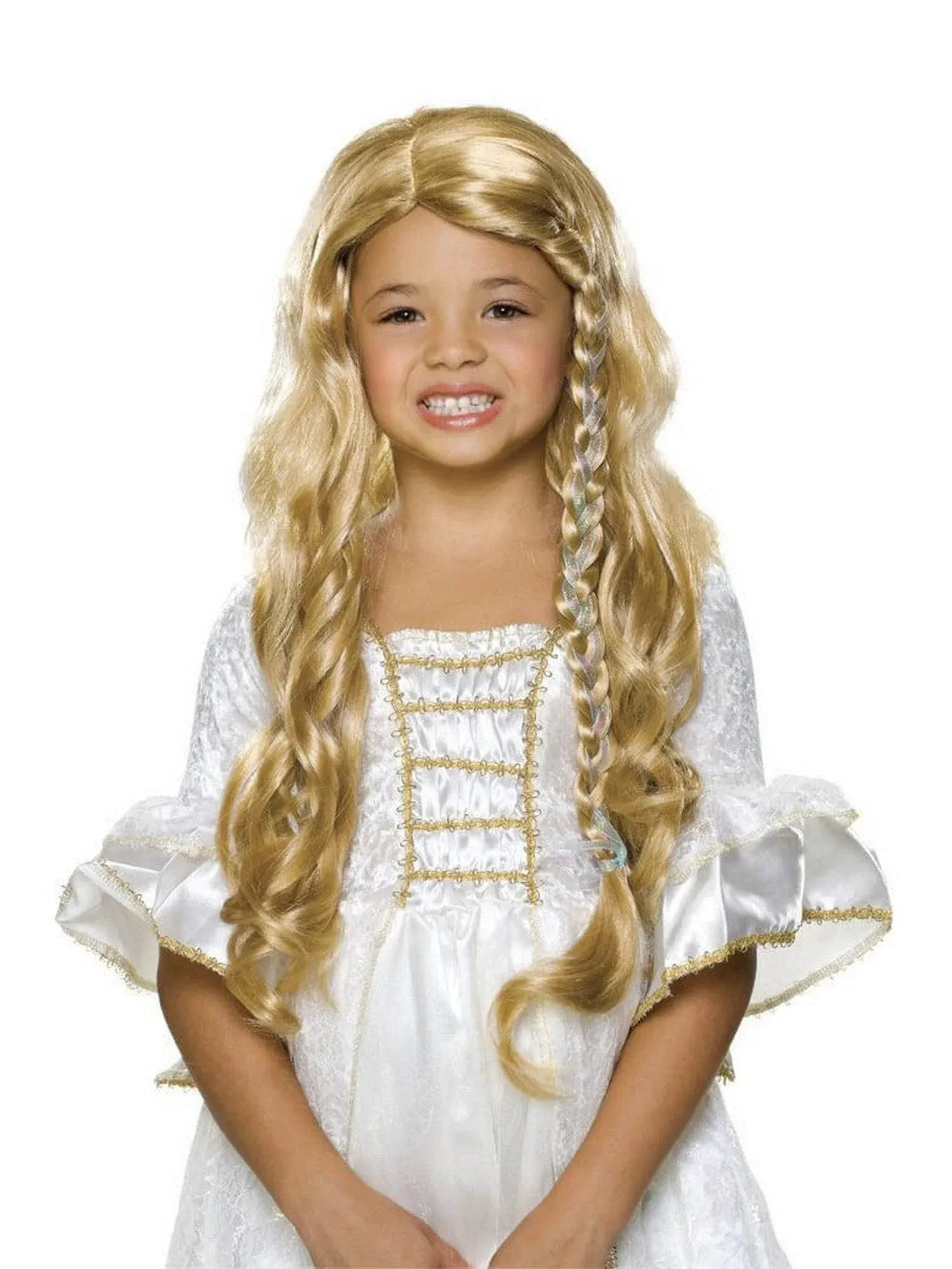 Rubie's Child's Glamorous Princess Costume Wig, Blonde