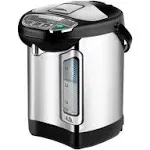 NutriChef Electric Water Boiler & Warmer 4L Stainless Steel Hot Water Dispenser W/ Rotating Base