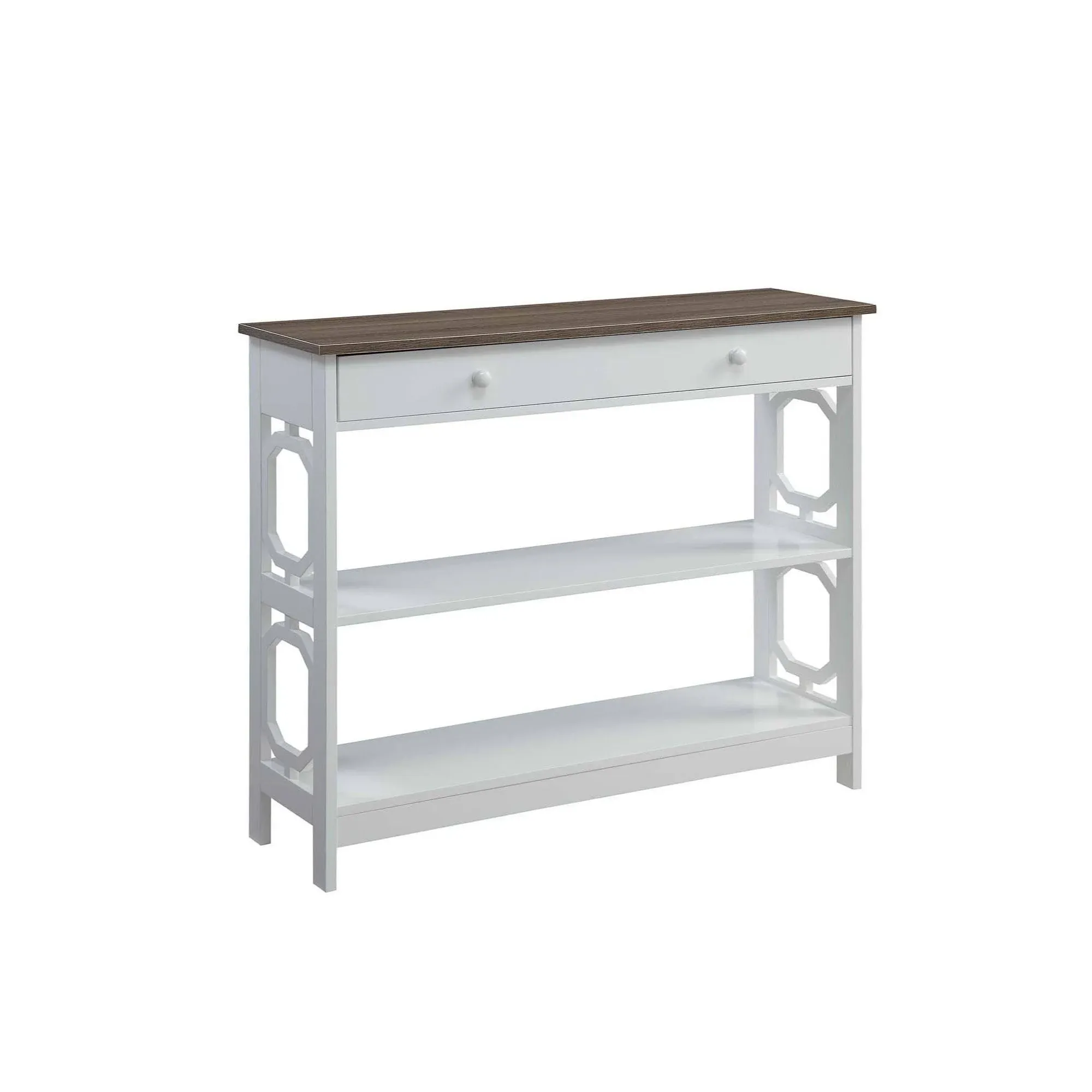 Omega 1 Drawer Console Table - Convenience Concepts 203289WDFTW