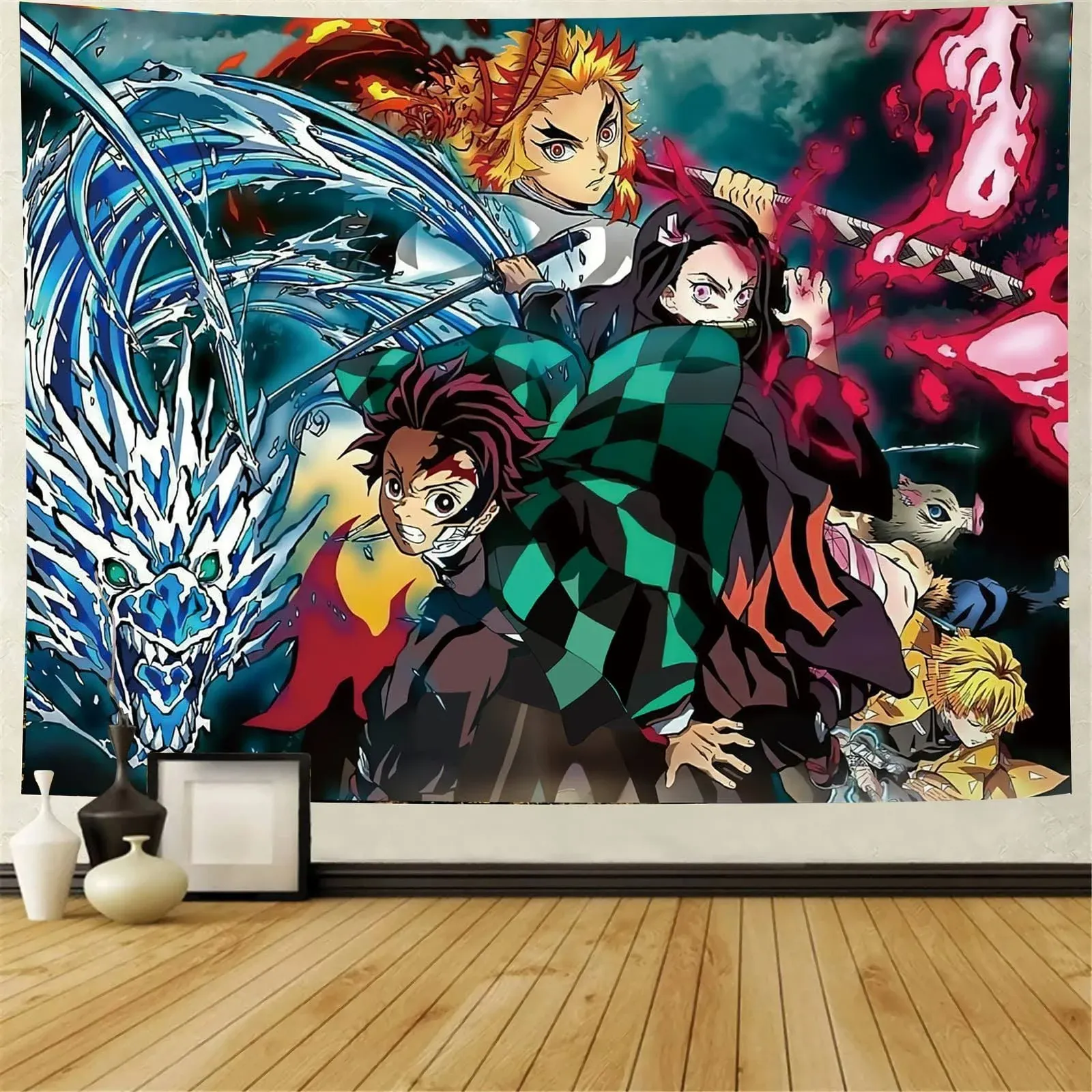 Timimo Anime Poster Tapestry - Metal Japanese Periphery - Bedroom Background ...