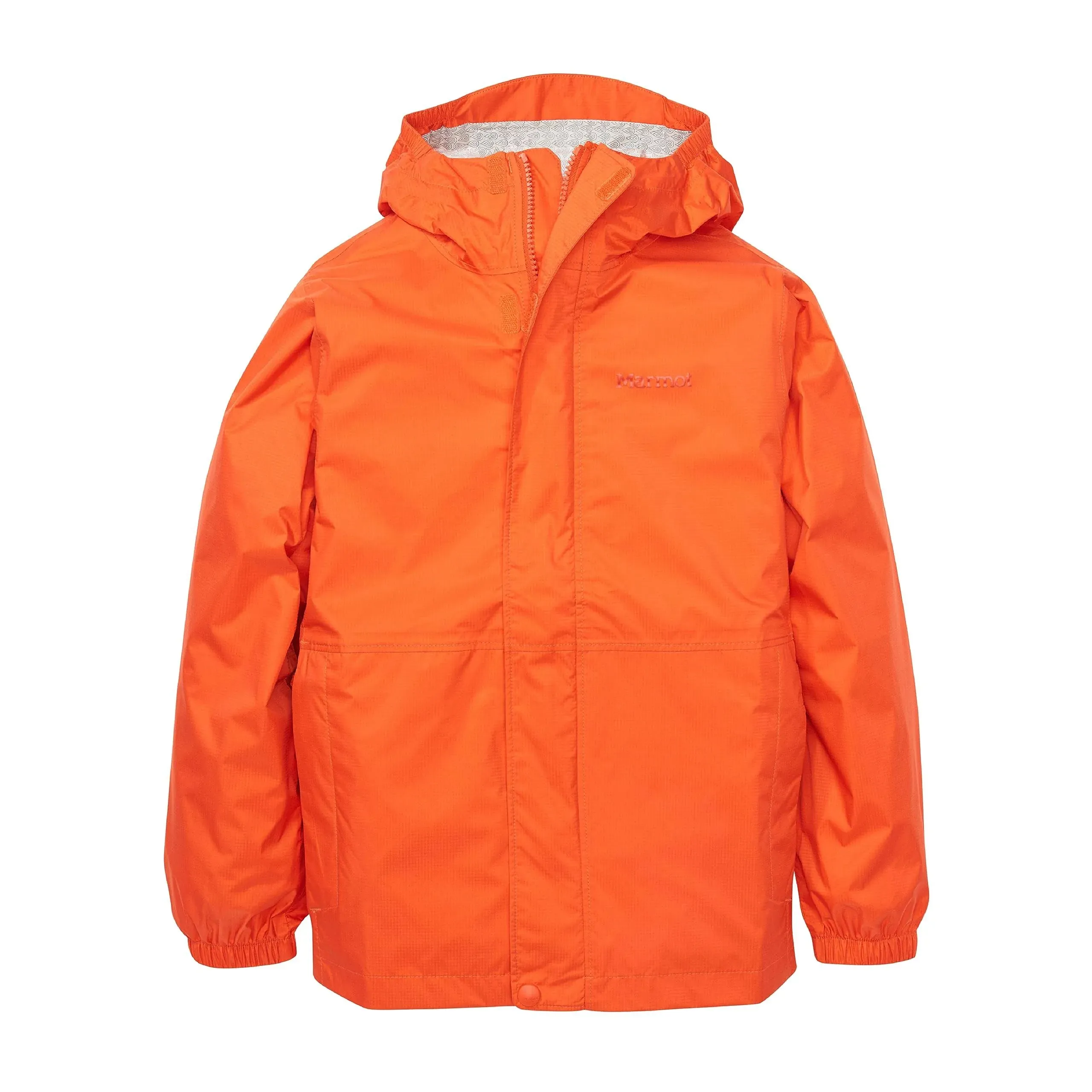 Marmot Kids' PreCip Eco Jacket - Medium - Storm / Cilantro