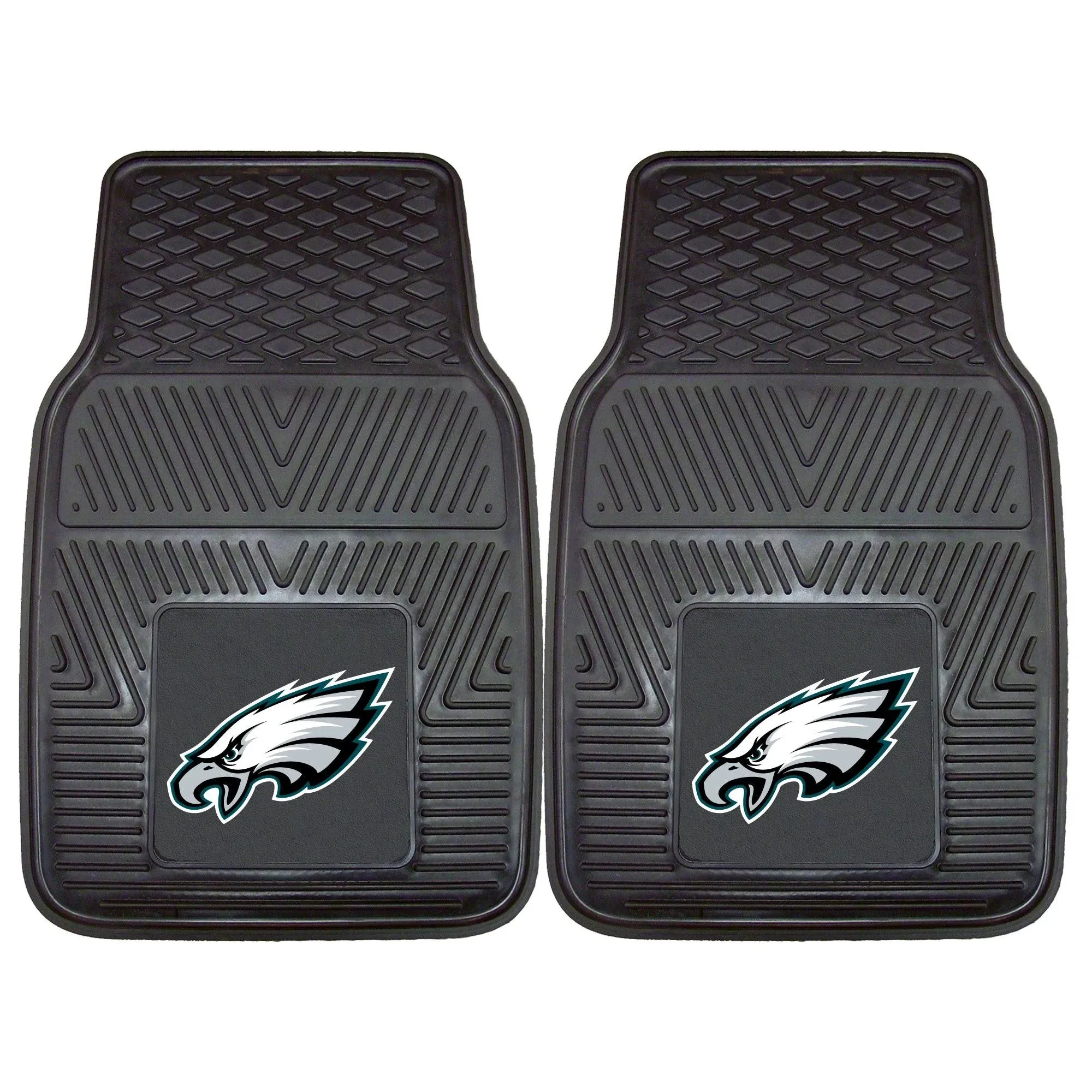 Philadelphia Eagles 18 in. x 27 in. 2-Piece Heavy Duty Vinyl Car Mat