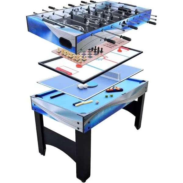 Foosball Table<wbr/> Mat Multi-Game Stand Kids Sport Pool Hockey Ping Pong Accessories