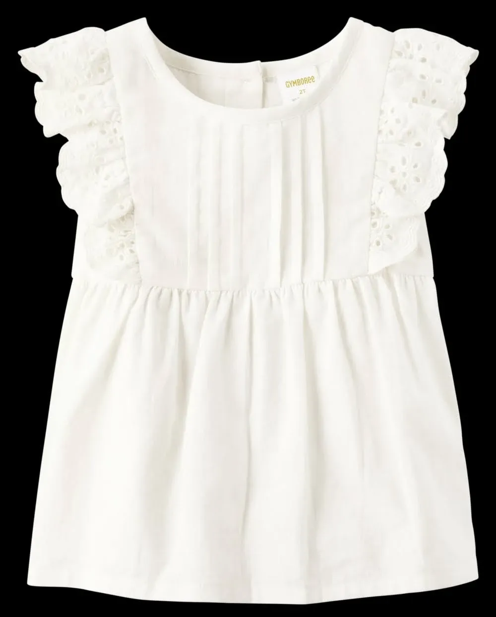 Gymboree Girls Eyelet Top / New/Simply White/ Size 12