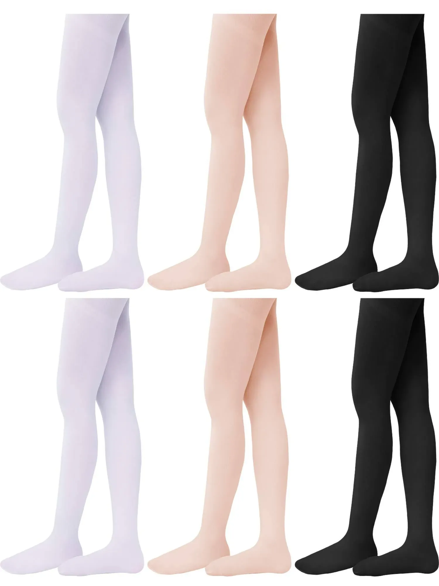 Syhood 6 Pairs Girls Dance Tights Ballet Dance Tight Soft Toddler Dance Tights ...