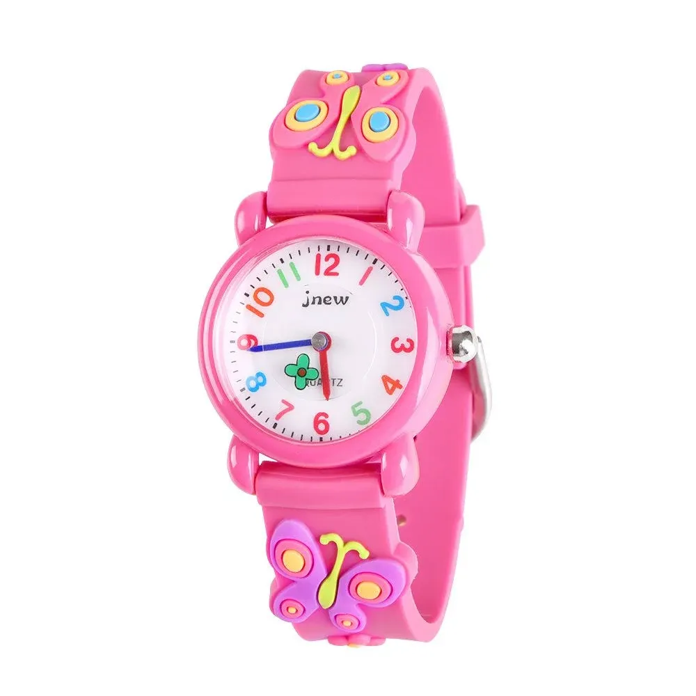 Kids Gift 3D Cartoon Waterproof Toddler Watch for Girls, Gifts for Girls Age 3-8