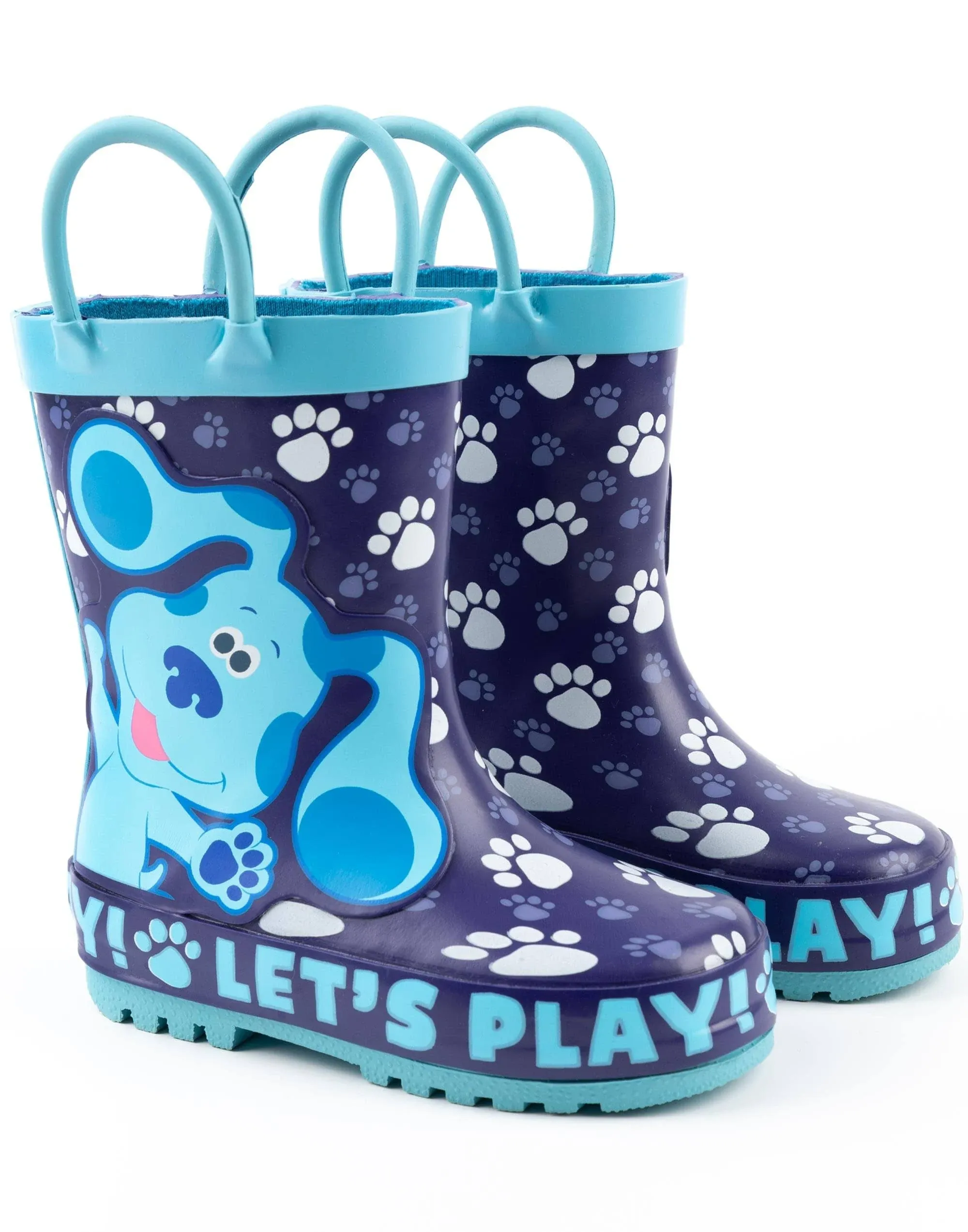 Blue's Clues and You Boys Wellies | Kids Blue Rain Wellington Boots | Toddlers ...