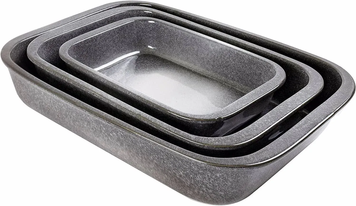 UNICASA Baking Dishes - Ceramic Bakeware Set of 3, Lasagna Pans 9x13 for Baker ...