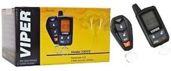 Mobile 2 Way Car Pager Security System Responder LCD Keyless 3305V