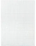 School Smart Graph Paper, 1/4 inch Rule, 9 x 12 Inches, White, Pack of