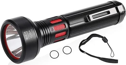 Super Bright Flashlight Tactical Military Grade 365M Ultra High Beam Pocket ...