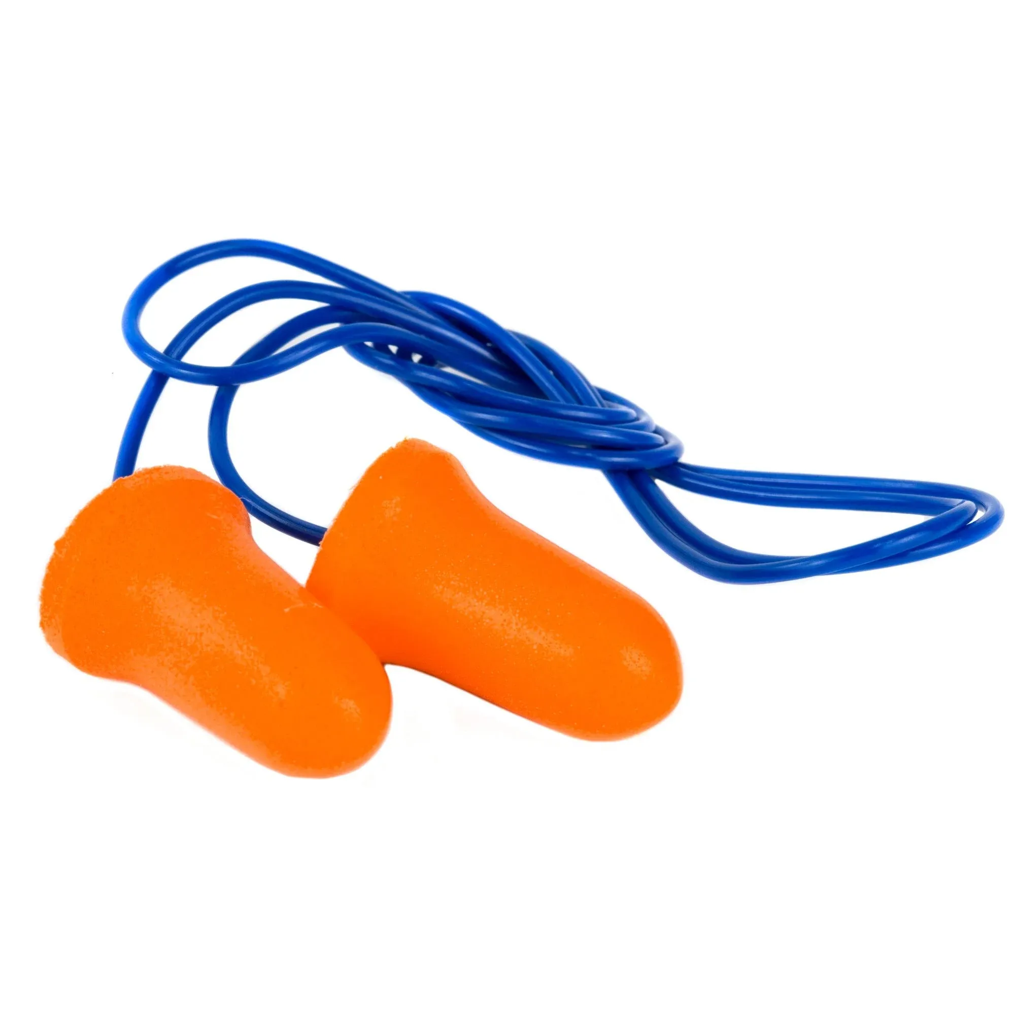 Walker's Corded Foam Earplugs 50 Pair Jar Dispenser Tub 32dB NRR Noise-Blocking ANSI S3.19 Hearing Protection Shooting Hunting Work Soft Comfortable 24" PVC Cord