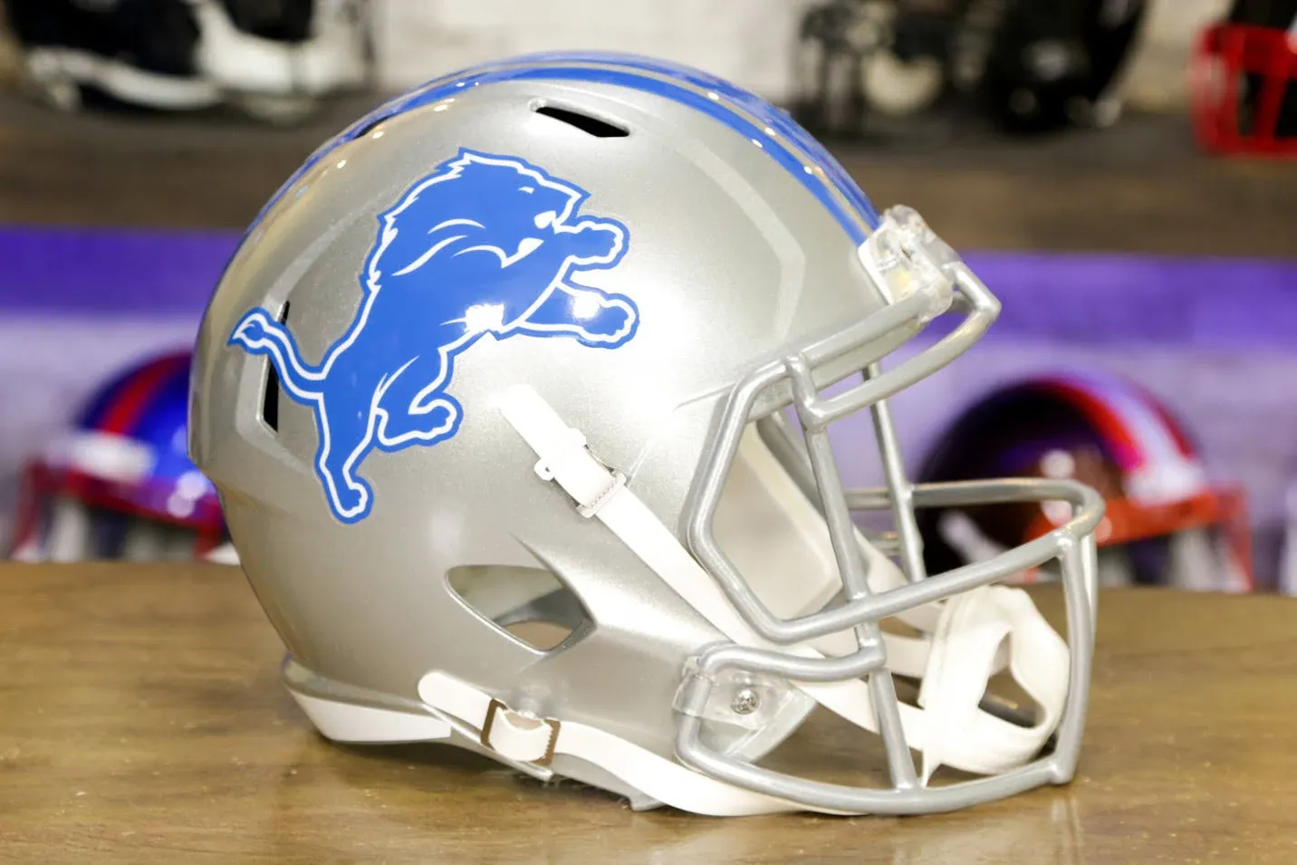 Detroit Lions SPEED Replica Football Helmet, OS