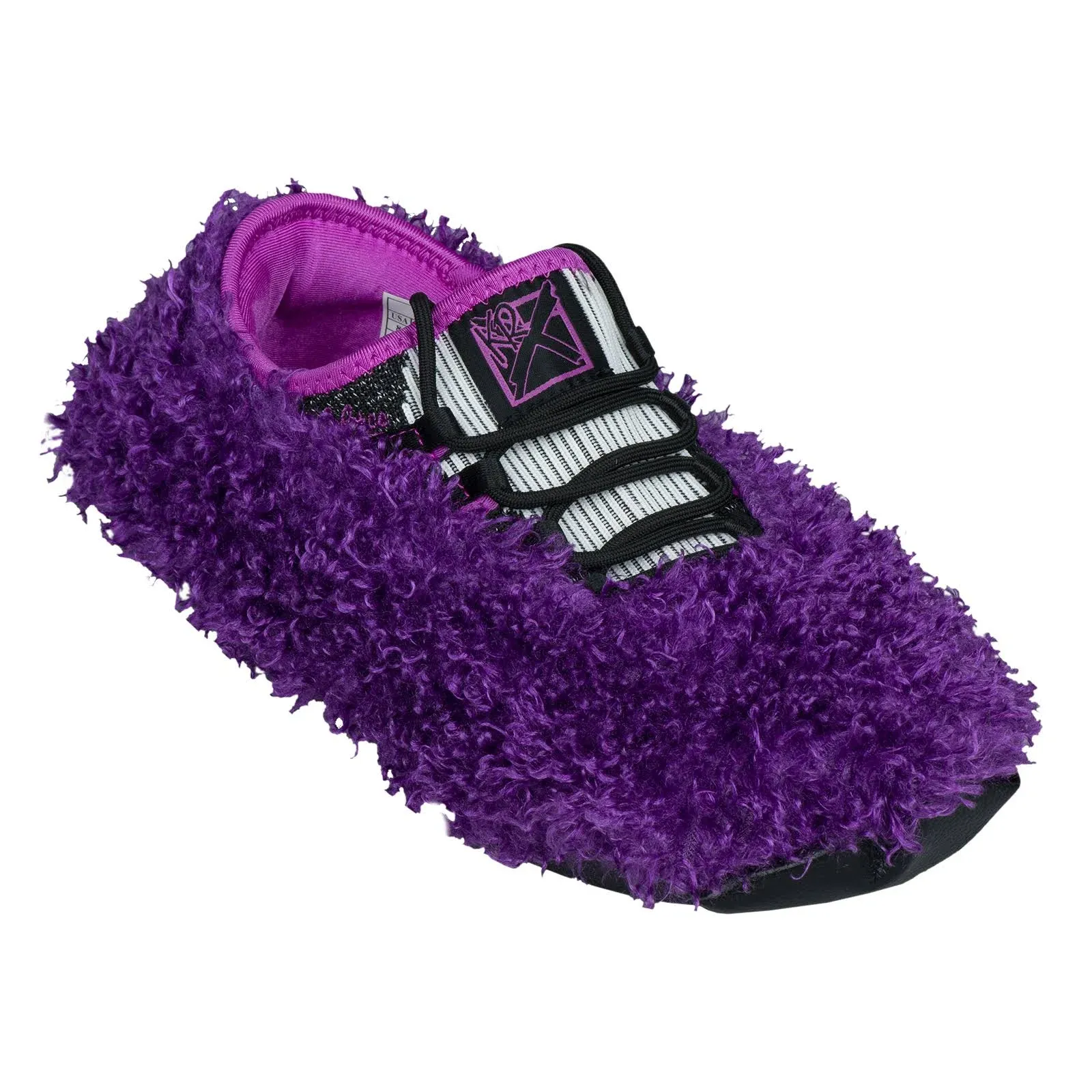 KR Strikeforce Purple Fuzzy Bowling Shoe Covers