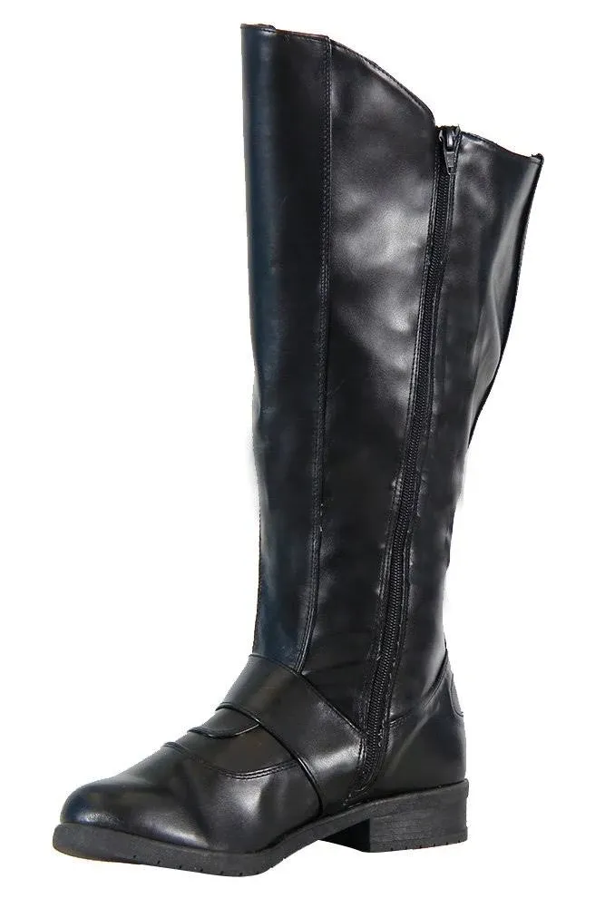 Superhero Cosplay Halloween Costume Black Boots