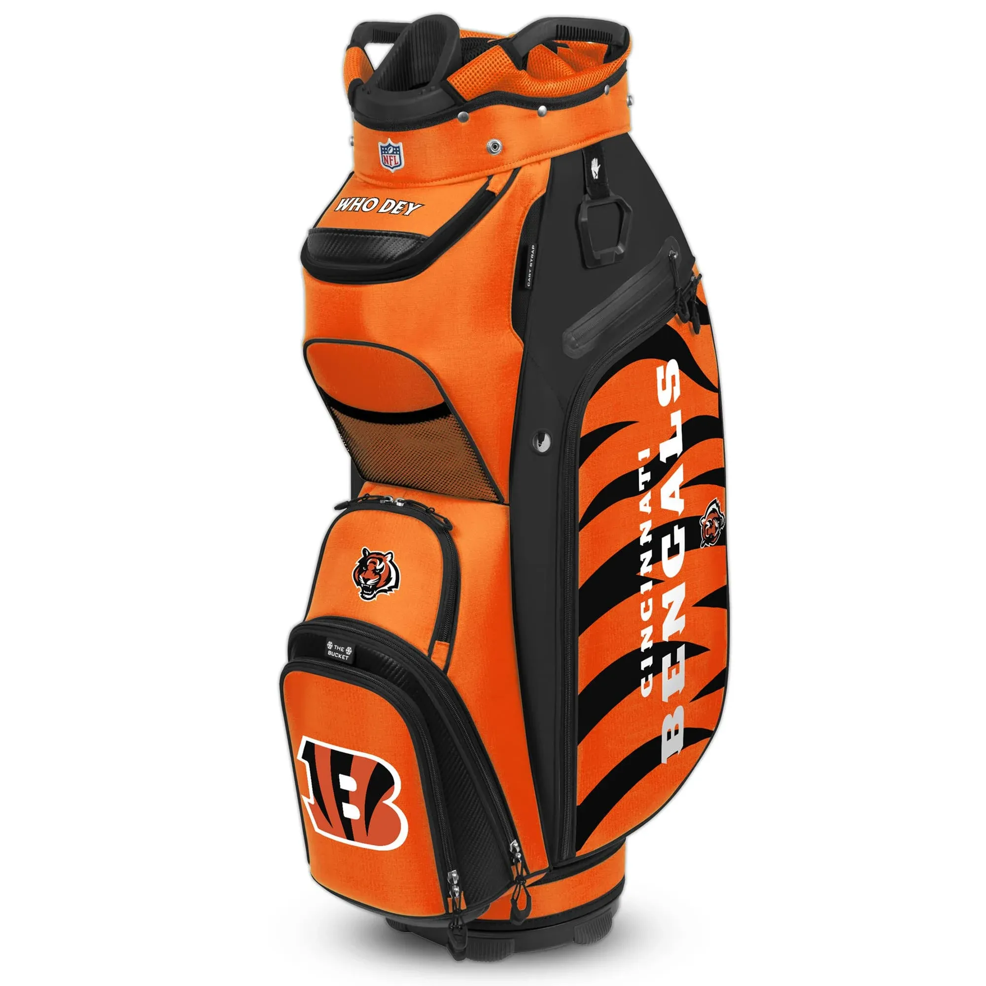 Team Effort NFL Bucket III Cooler Cart Bag - Cincinnati Bengals