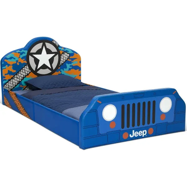 Delta Children Jeep Upholstered Twin Bed