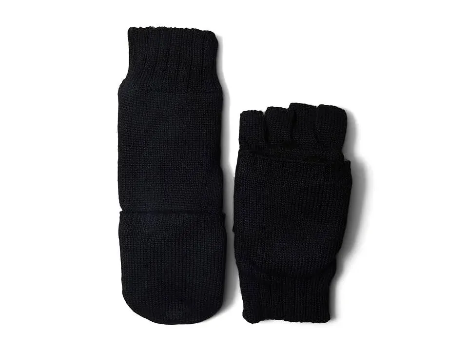 Ugg Men's Knit Flip Mittens - Black - Size L/XL