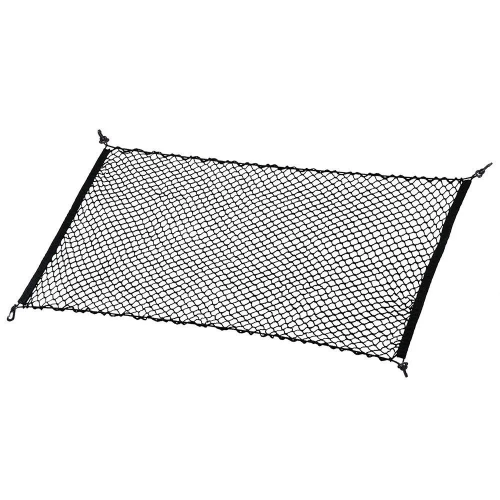 MICTUNING Rear Cargo Net,Cargo Net Car Car Boot Cargo Net with 4 Hooks for SUV Truck Bed,Great (（41x30）inch)