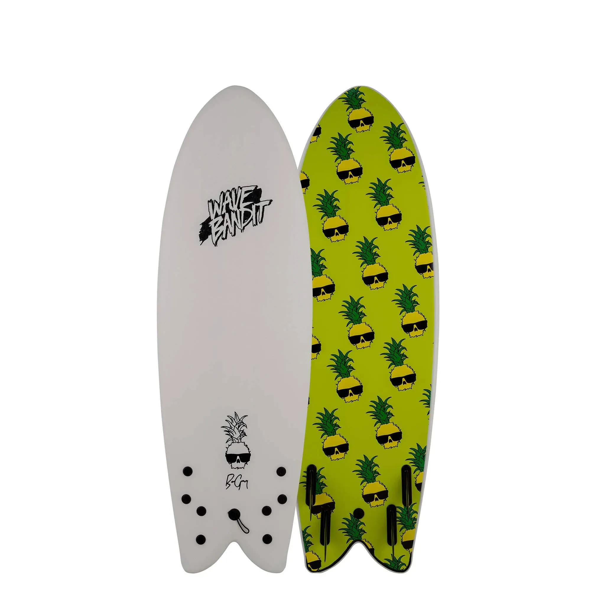 Catch Surf - Ben Gravy Retro Fish 5'8 Quad - White