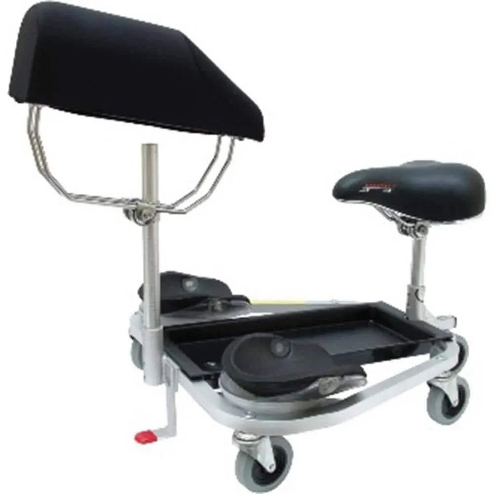 Marshalltown Racatac with Chest Support and 3-in Casters in Black | 01RAC3CS