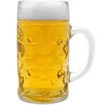 HC Oktoberfest 44 oz Dimpled Glass Jumbo Beer Mug