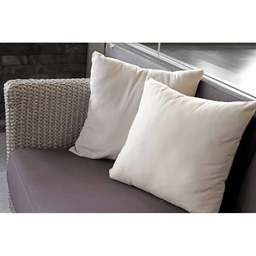 A1hc Organic Cotton Pillow Insert, 95% Feather 5% Down, White,Set of 2 - 24"x24"