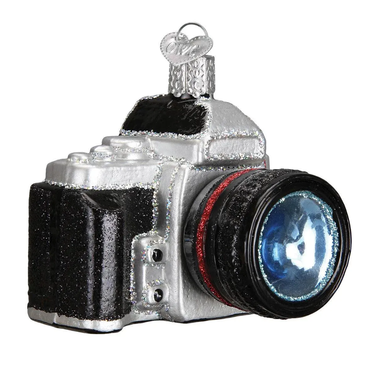 Old World Christmas Blown Glass Christmas Ornament, Camera