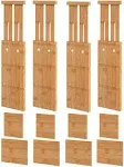 V Riccc 4.4" High Bamboo Drawer Dividers