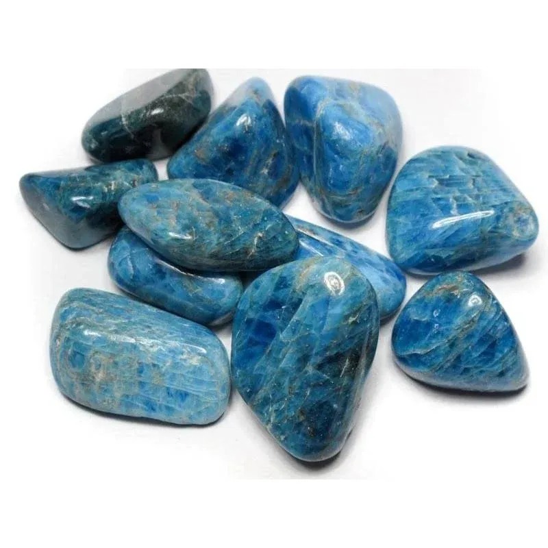 Pachamama Essentials Blue Apatite Tumbled - Healing Stone - Crystal Healing 20 ...