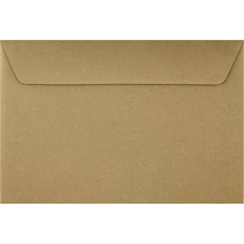 LUXPaper 6 x 9 Booklet Envelopes | Grocery Bag Brown | 70lb. Text | 50 Qty