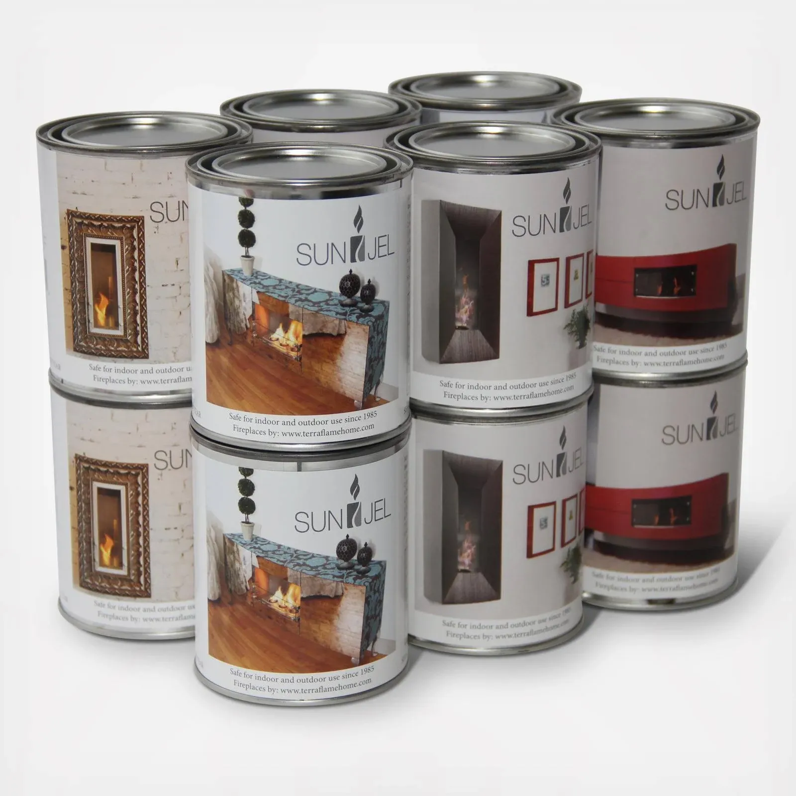 SunJel 12 Pack Gel Fuel Cans