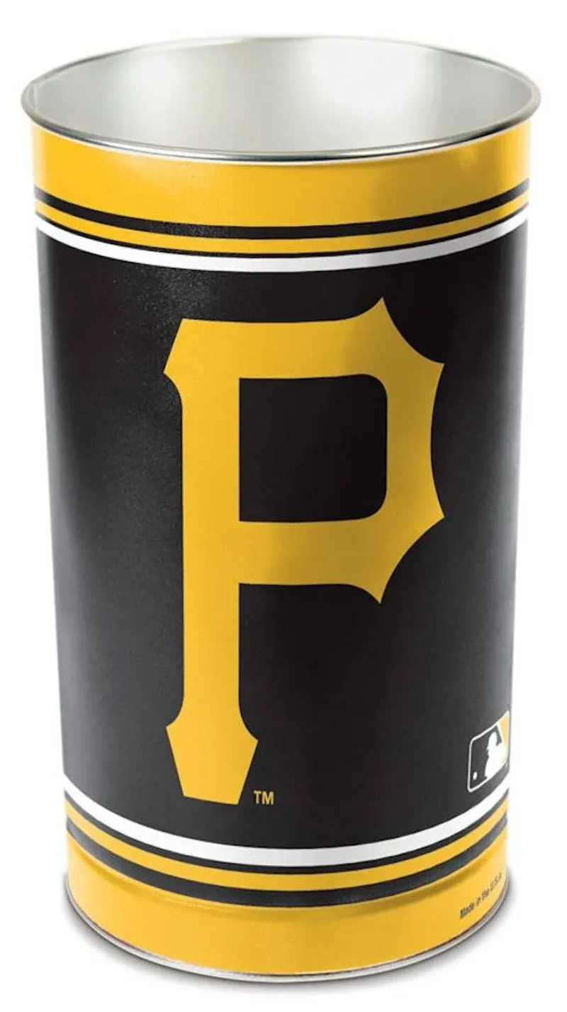 Pittsburgh Pirates Wastebasket 15 Inch - Special Order