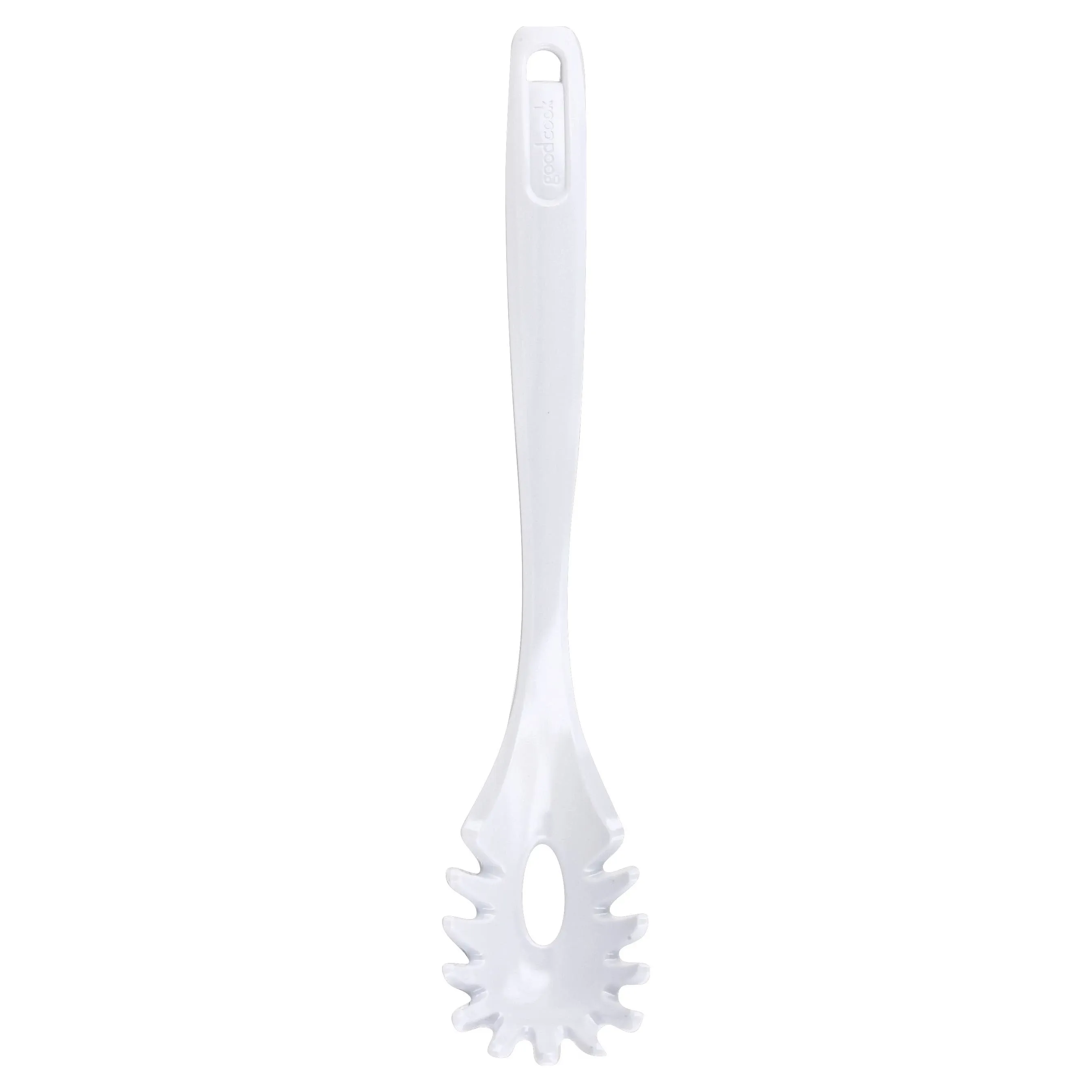 Good Cook Classic 12-inch White Melamine Pasta Server