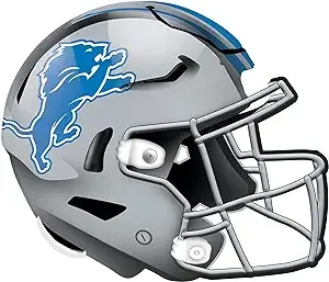 NFL Detroit Lions Unisex Detroit Lions Authentic Helmet, Team Color, 12 inch